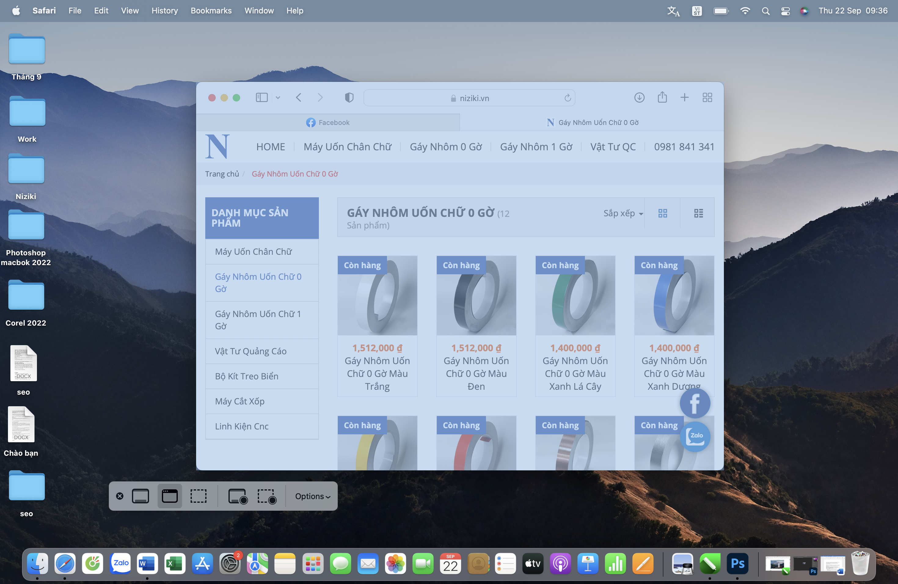 chụp cửa sổ màn mình MacBook